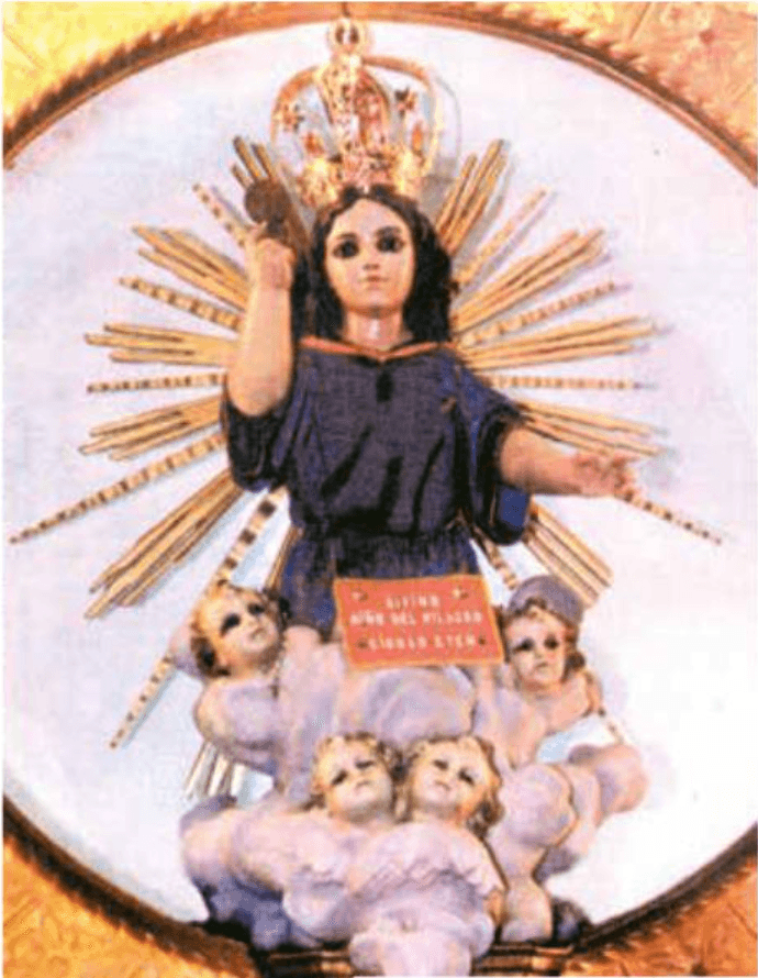 Puru Image of the Christ Child in the Eucharist